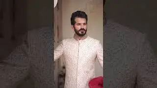 Champagne gold sherwani