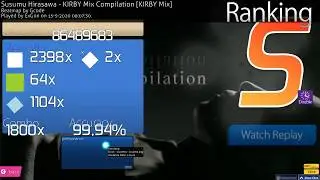 osu!catch | Exgon | Susumu Hirasawa - KIRBY Mix Compilation [KIRBY Mix] +DT 99.94% 2x Miss 440PP