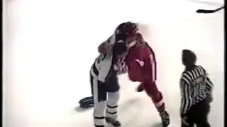 Joey Kocur vs Bob McGill Round 1 & Brawl