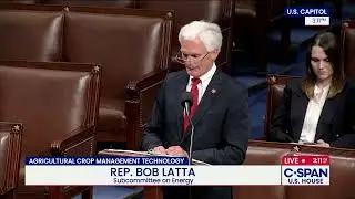 Rep. Latta Speaks on House Floor in Favor of the Precision Agriculture Satellite Connectivity Act