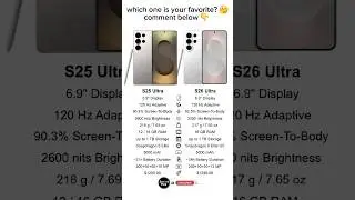 Samsung S25 Ultra vs S26 Ultra &mdash; The 2025 Flagship Evolution! 🚀📱