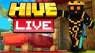 Hive LIVE Maxing Bedwars!!