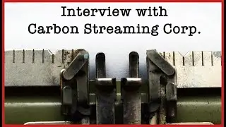 Cochrane on Carbon Streaming's carbon credit streams and investment pipeline and uplisting to NASDAQ