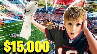$15,000 SUPERBOWL SEATS! ONCE IN A LIFETIME OPPORTUNITY! 😱
