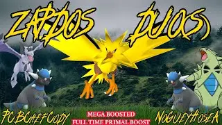 ZAPDOS RAID DUO x2, MEGA vs PRIMAL BOOST. #pokemon #pokemongo #zapdos