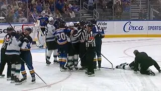 Alexey Toropchenko 🚫 Game Misconduct 🚫 Kneeing Against Logan Cooley