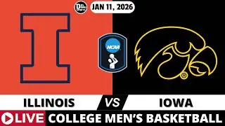 ILLINOIS VS IOWA 🏀 NCAA Men&rsquo;s Basketball | Live Scoreboard & Radio