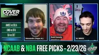 NCAAB & NBA Picks and Predictions 2/23/26 | Betting Tips, Game Analysis & Best Bets