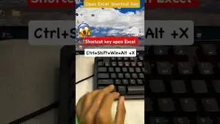 shortcut key open excel #phonkmusic #music #song #edm #mstechtricks #games #audio  1003