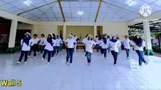 Let's Rock 'n Roll || Line Dance || Choreo : Kusnadi Noviar & Judi Rifa (All INA) || Demo : SM-LDC 💃