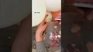 Quick and Easy: Deflating Confetti Balloon Tutorial 🎈🎉