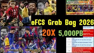 EFCS【eFootball™ ウイコレ CHAMPION SQUADS】20X 5,000PB 2026 GRAB BAG LEMITED Legends + Recapture : EP027