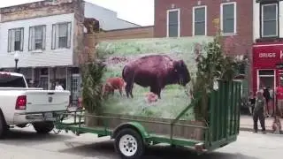 Midewin National Tallgrass Prairie Bison Wilmington Catfish Parade Grand Marshal