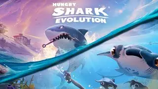 Playing the green game jam 2023 event (hungry shark evolution)