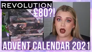REVOLUTION &pound;80 ADVENT CALENDAR 2021 | CHRISTMAS GIFT SET UNBOXING 2021 | Luce Stephenson