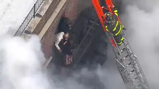Several injured in apartment fire in Brooklyn Heights