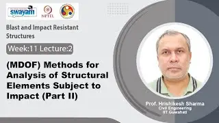 Lec 52: (MDOF) methods for analysis of structural elements subject to impact (Part II)