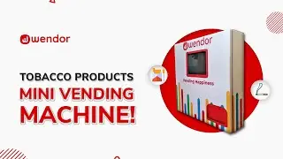 Cigarette and Tobacco products vending with one click  | Mini vending machine in India [Wendor]