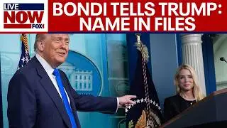 AG Bondi told President Trump he's named in Epstein files, according to WSJ report