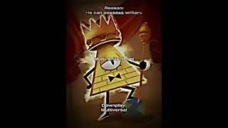Scaling Bill Cipher's stats #debate #shorts #gravityfalls #statscaling