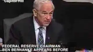 Ron Paul Vs  Ben Bernanke May 5th