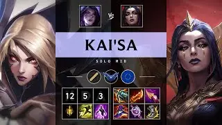 Kai'Sa Mid vs LeBlanc - EUW Diamond Patch 25.20