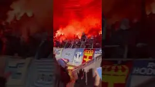 Pyro show Malm&ouml; FC vs Slavia Prague 30.01.2025