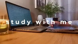 3-HOUR STUDY WITH ME I 50/10 pomodoro I fireplace ASMR I timer on screen🔥