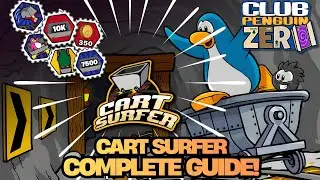 THE ULTIMATE CART SURFER GUIDE &ndash; STAMPS, TRICKS & MODES 💥 | CLUB PENGUIN ZERO