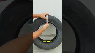 How to Make Car Tires Shine for 6 Months | Easy DIY Tire Cleaning Hack