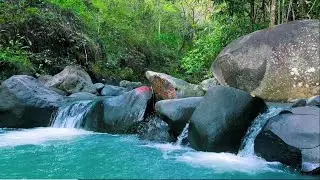 Peaceful River Sounds for Deep Sleep and Relaxation, Flowing Water White Noise All Night