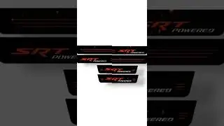 Led door sills Dodge Charger SRT Powered