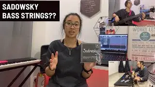 Sadowsky Strings Stainless Steel 4 Strings - Review (Restring my friend's bass)