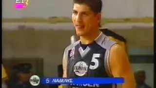 Αρης - ΠΑΟΚ 65-70 / Aris - PAOK (4-11-00) Α1 Μπασκετ 2000-2001