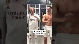 Real Madrid&rsquo;s winning mood 🕺 (via realmadrid) #shorts