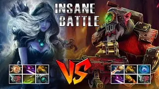 Insane battle Drow Ranger full items vs sniper full items - Godadico Dota