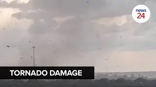 WATCH | A possible tornado  has hit parts of Randfontein in Gauteng