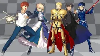 Roblox Anime Battle Arena All Fate Characters Showcase!
