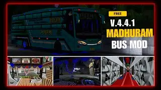 V.4.4.1 Madhuram Bus Mod free Download Jk Art Bus simulator indonesia 