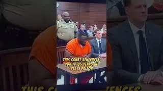 man gets sentenced to 85 years in prison in America and starts crying #sentences #court