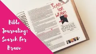 Bible Journaling: Search For Brave