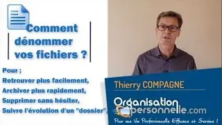 Comment dénommer ses fichiers ? I La formule en 8 chiffres