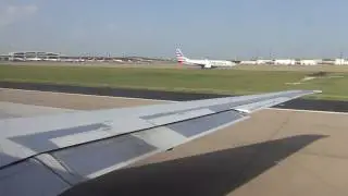 Fantastic Engine Buzz | American MD-83 startup and takeoff from Dallas | DFW-STL