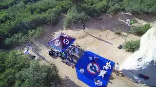 Brazilian Jiu-Jitsu outside at Monument Rock, Colorado