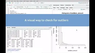 A visual way to check for outliers