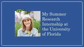 My Summer Research Internship at UF | SURF 2023