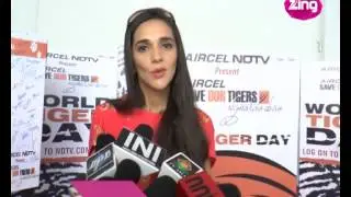 Tara Sharma joins save our tigers campaign