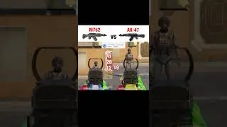 M762 vs AK-47 damage 😱 #pubg #pubgtipsandtricks