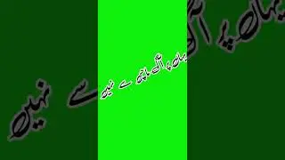 New Greenscreen  Greeenscreen short  Urdu poetry green screen status||یہاں پر آگ ماچس سے نہیں