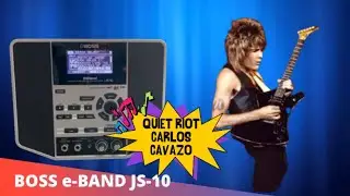‼️ How I Create A CARLOS CAVAZO AND QUIET RIOT Sound With BOSS eBAND JS-10 💥